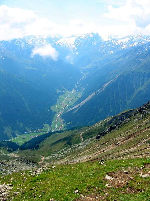 Lüsental with Stubaier Alpen