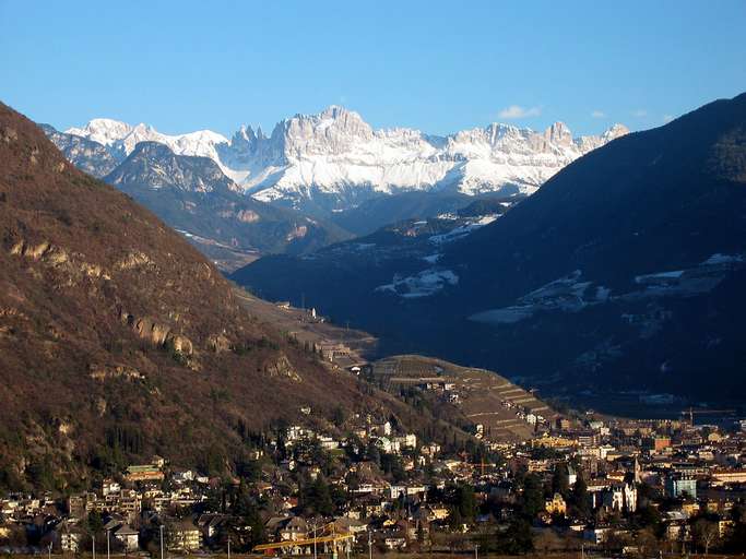 Bolzano col Catinaccio