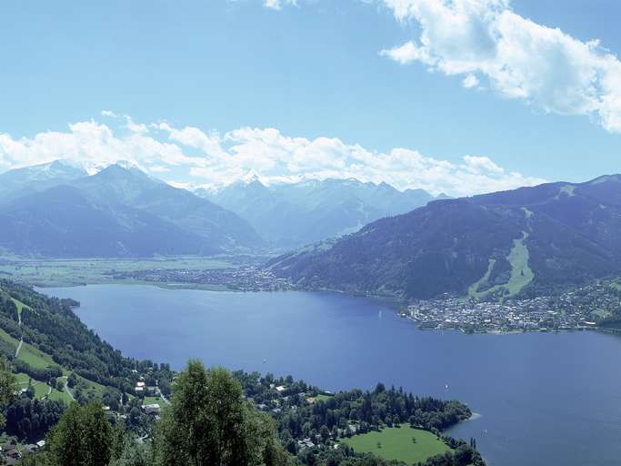 Zell am See with Kitzsteinhorn