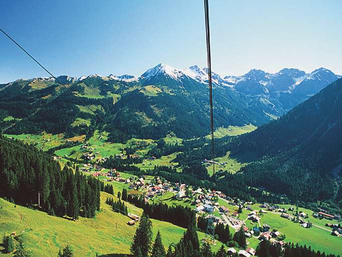 Blick auf Mittelberg