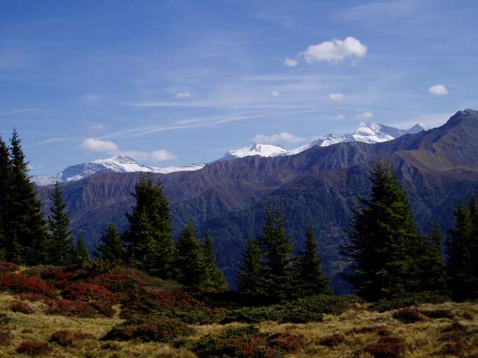 Blick von der Mislalm nach Südosten (Navis)