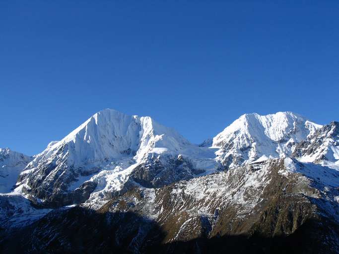 Königspitze (3851 m) e Monte Zebrù (3735 m)