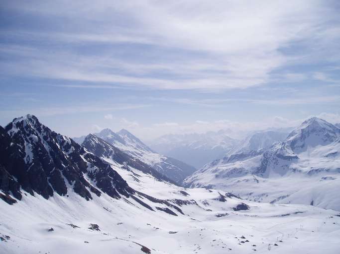 View from Pirchkogel (2828 m) to the East