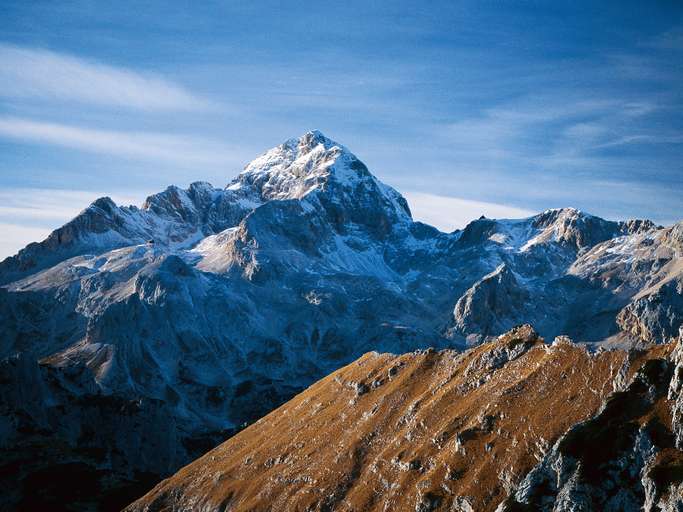 Triglav (2.864m), höchster Berg Sloweniens