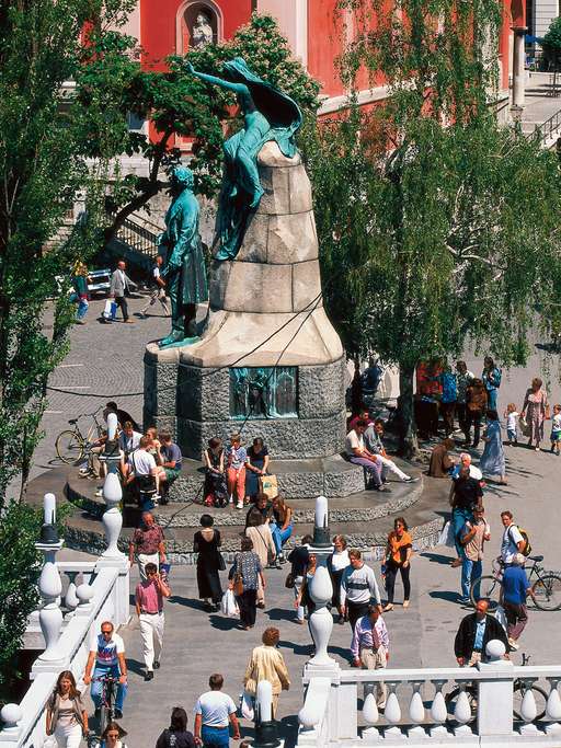 Monumento di Prešeren, Ljubljana