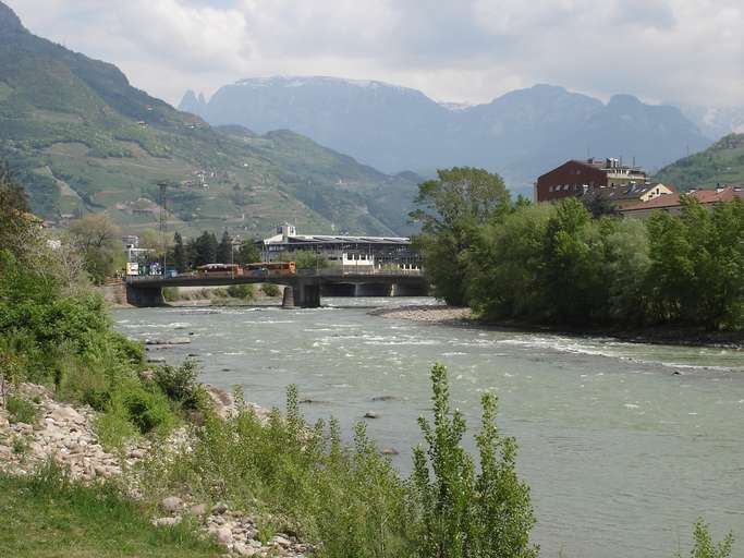 Eisack in Bozen