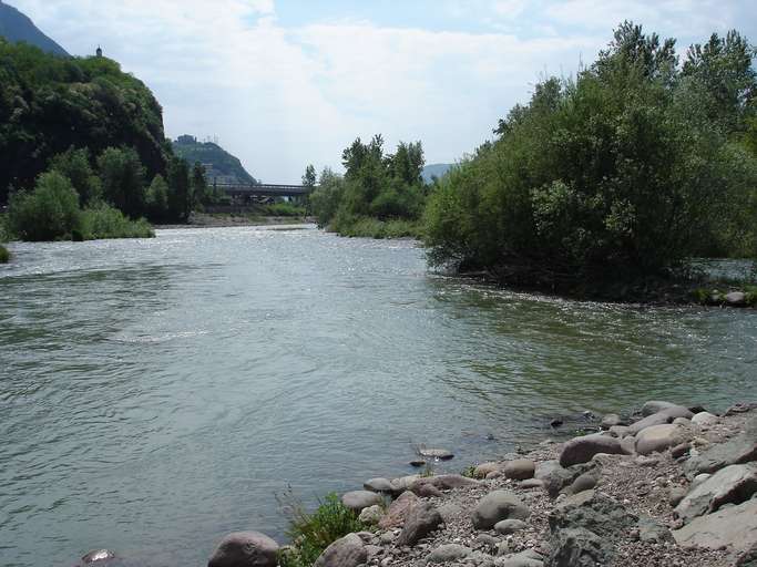 Foce della Talvera nel Bolzano