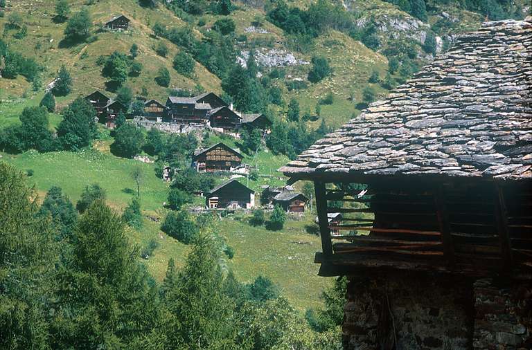 Traditional Walser houses