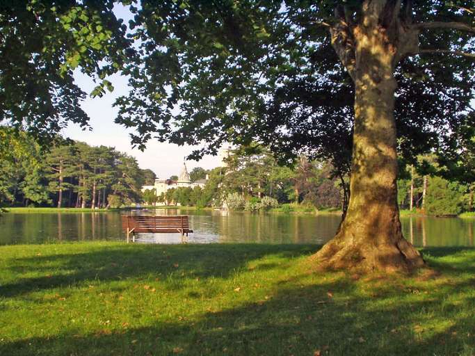 Palace garden in Laxenburg