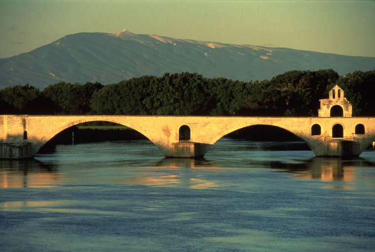 Pont S.Bénézet und Mont Ventoux, Avignon