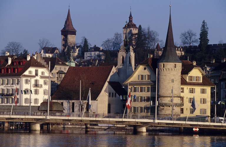 Luzern, old part of the town