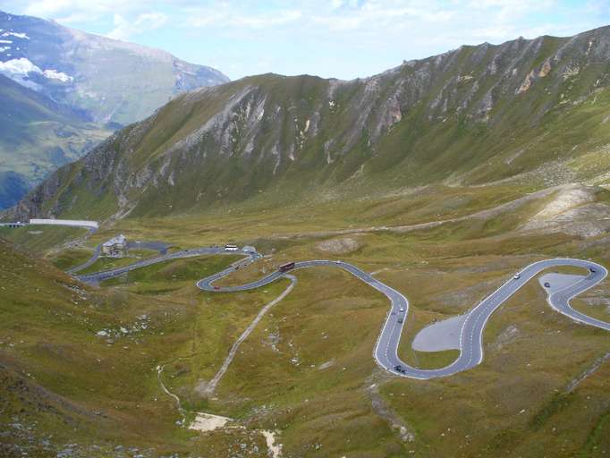 Großglockner Hochalpenstraße in direzione nord