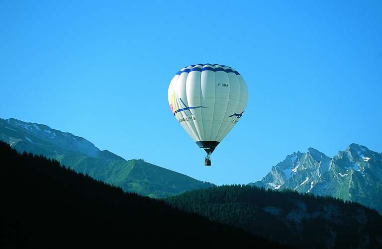 Ballonfahren im Aravis-Massif