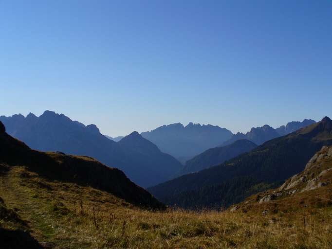 Vista da Tilliacher Joch direzione Sud