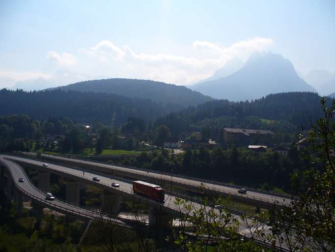 Autostrada vicino a Tarvisio