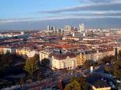 Blick vom Wiener Wurstlprater über die Leopoldstadt (II. Bezirk) Richtung Donau City (Bild: Pixelio.de)