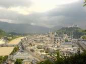 Salzburg während des Hochwassers im August 2006 (Bild: Pixelio.de)