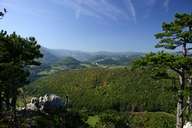 Wienerwald: Blick vom Peilstein (716m) zum Hafnerberg (Bild: Biosphärenpark Wienerwald Management GmbH)