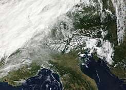 NASA TERRA/MODIS satellite image – 5 days ago